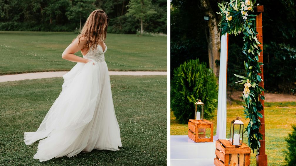 Un mariage bohème chic dans une grange rénovée - Crédit photo : Tous droits réservés