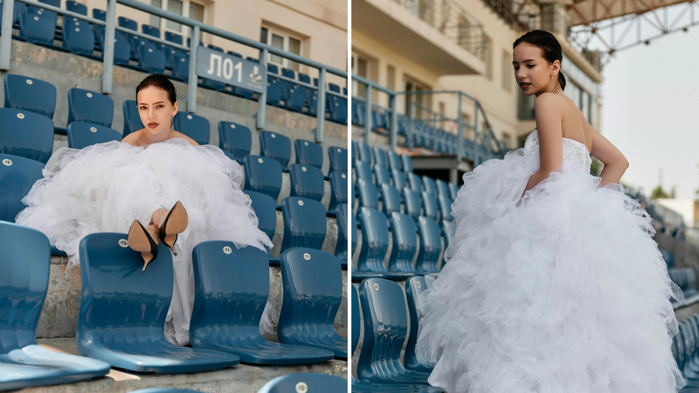 Mariage inspiration : La Mariée des Tribunes - Crédit photo : Olga Solodilova