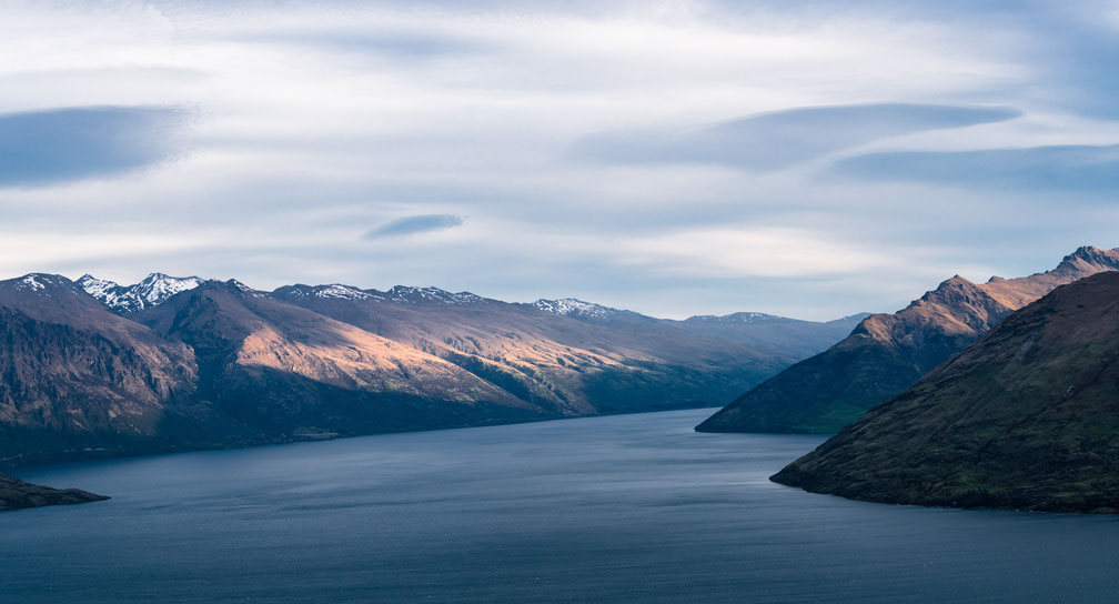 Looking down Lake Wakatipu in Queensland, New Zealand