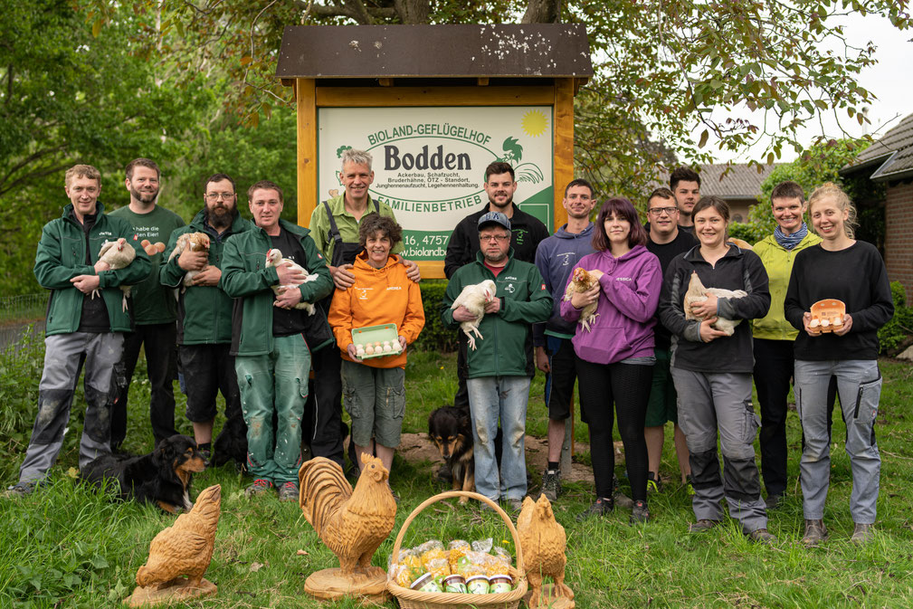 Familie Bodden und Team 2022