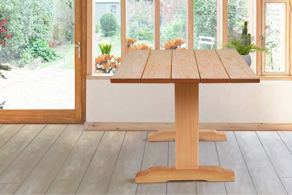 table bois extérieur made in france