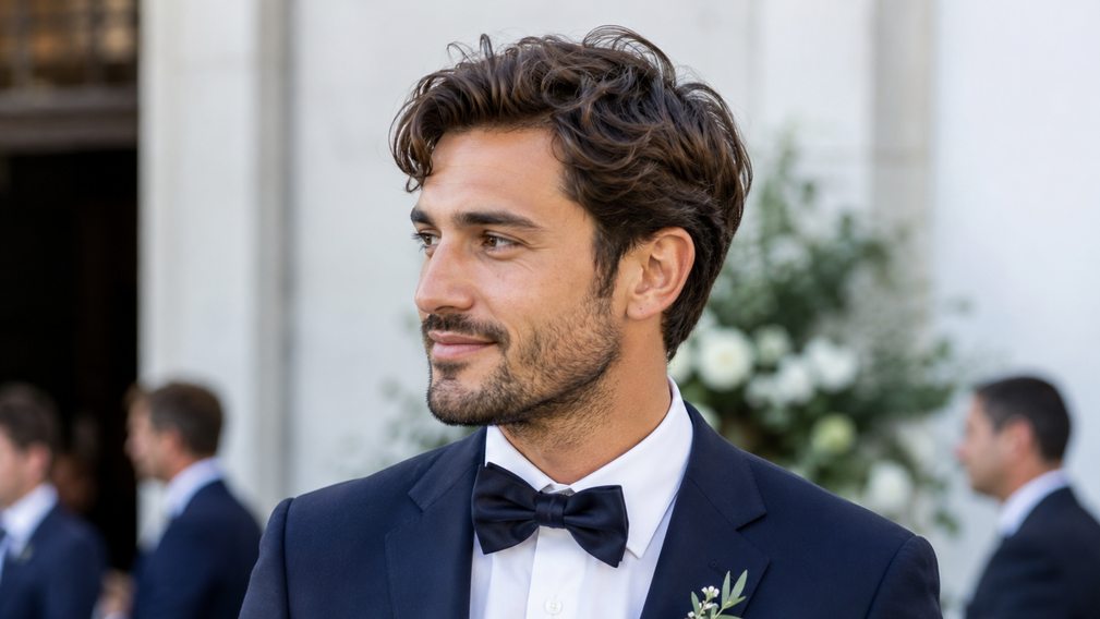 Coiffure marié : les tendances et conseils pour être élégant le jour du mariage - Crédit photo : Tous droits réservés