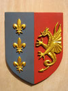 Reproduction Blason Bergerac sculpté