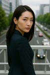 離婚後の未来を見つめる女性