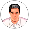Geistheiler Jesus Lopez, Comicgesicht, rund