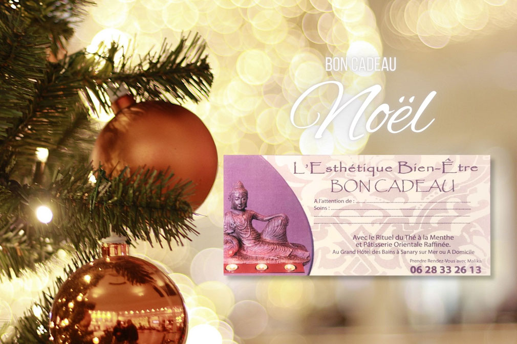 Bon Cadeau Noël Massage - Idée cadeau 2024 - L'Esthétique Orientale 