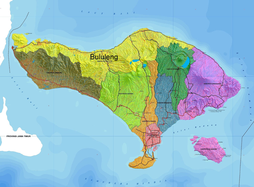 Bali and its 9 regencies Balicasa Properties