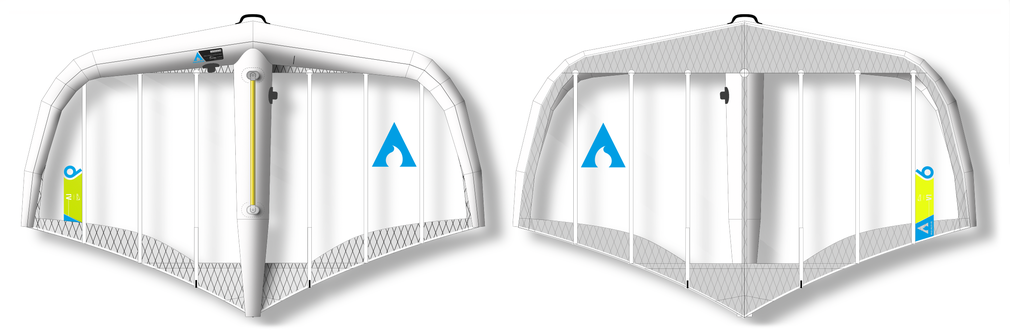 Aqueous Layline V1 6m wing technical drawing