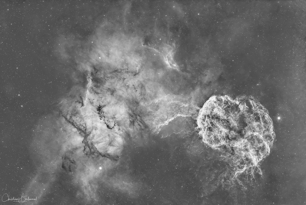 IC443, nébuleuse de la méduse