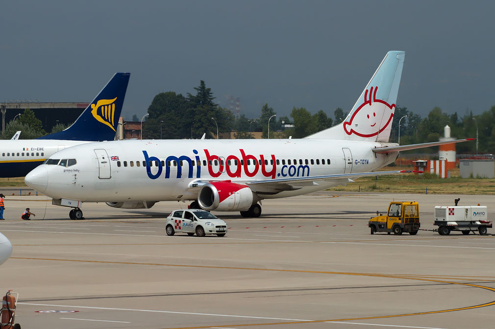 G-TOYM (Grrovy Baby) Boeing 737-36Q 29141 3035 cfm56-3B2 BMI Baby 1998 @ Verona Villafranca © Piti Spotter Club Verona