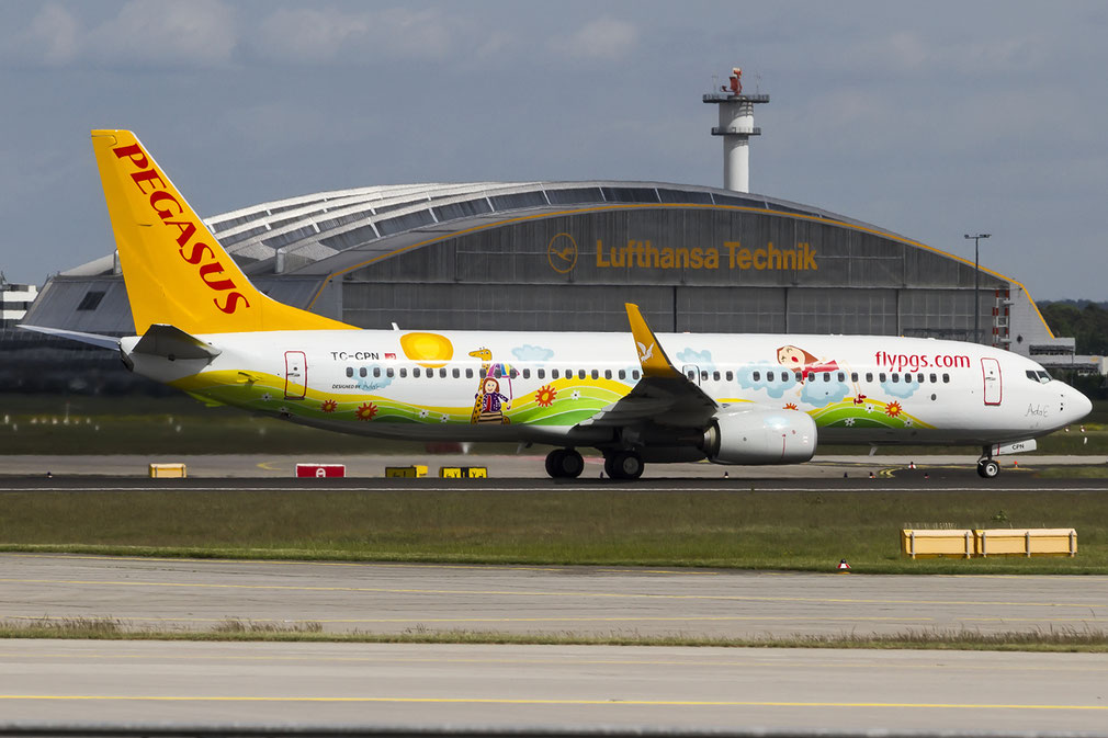 TC-CPN Boeing 737-82R 40013 5300 cfm56-7B26E Ada E. Pegasus Airlines (Jackson Square Aviation) 2015 © Archivio Piti Spotter Club Verona
