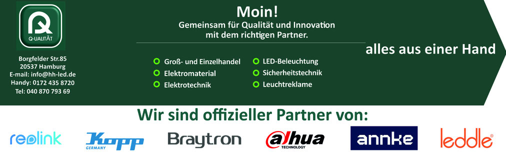 LED-Beleuchtung E-Technik Hamburg