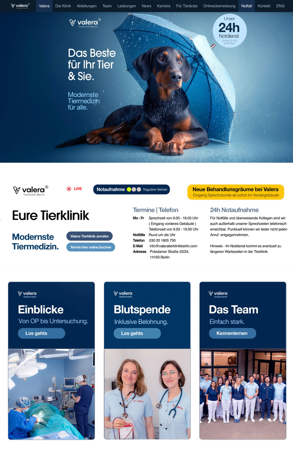 Professionelles Webdesign für Unternehmen in Berlin mit verkaufsstarker Nutzerführung