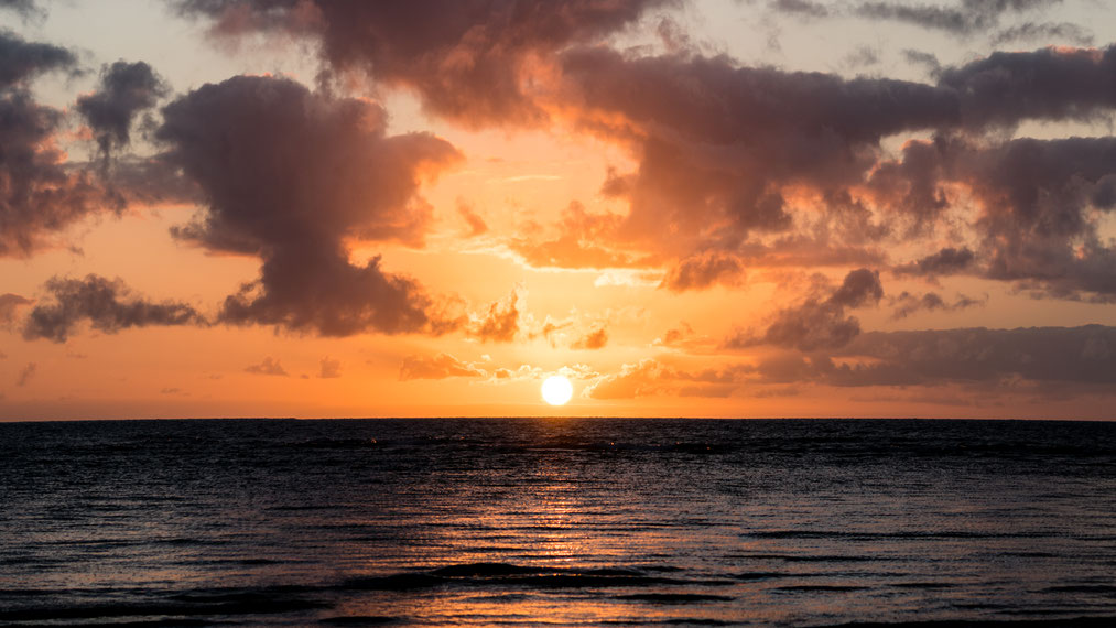 Sonnenaufgang am Cape Tribulation, Queensland, Australien