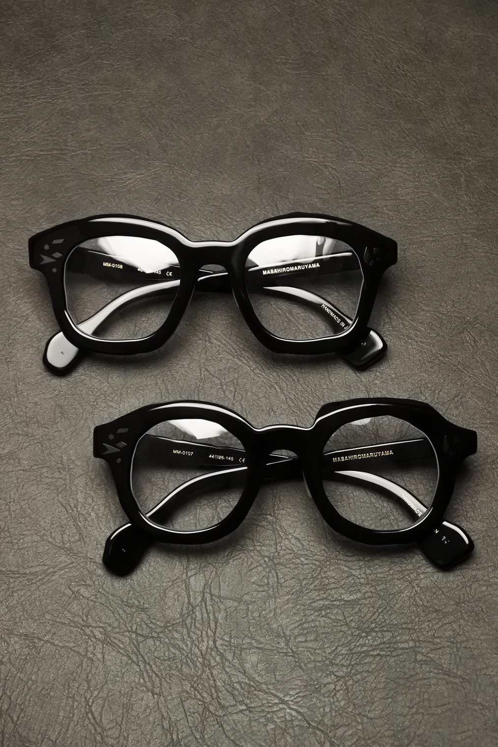 MASAHIROMARUYAMA（マサヒロマルヤマ）新コレクション「Untitle（アンタイトル）」製品、MM-0107とMM-0108の２モデル画像