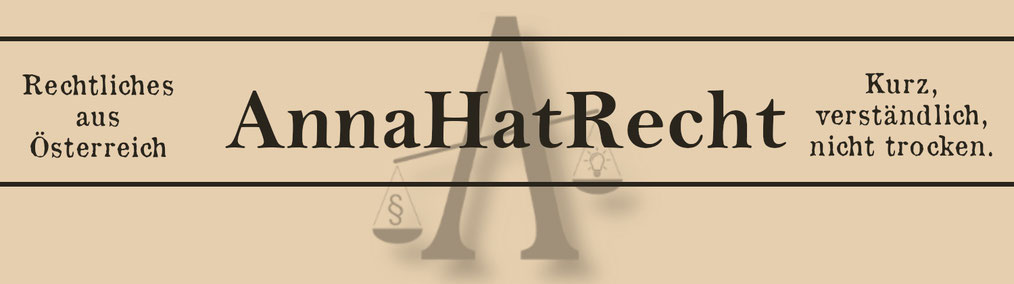 AnnaHatRecht - Blog und Podcast für rechtliche Themen aus Österreich
