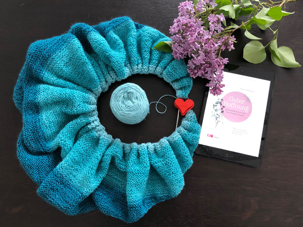 Guter Hoffnung & mein Tuch aus der Puno von Langyarns (Puno Fruchtanlage ;-) )