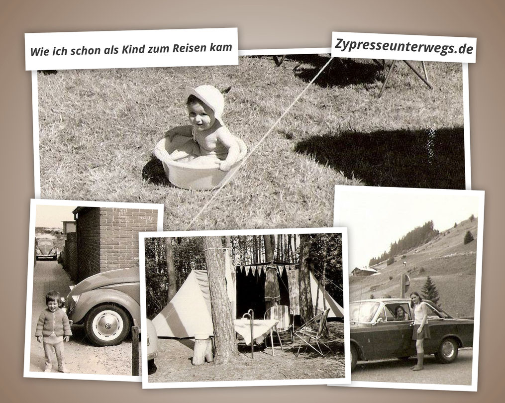 Collage Kindheitsferien