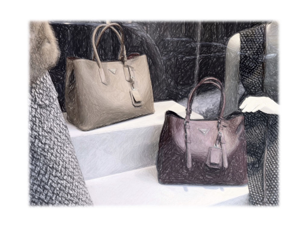 Modegrafik Illustration / Matthias Heilmann / Luxury Leather / Vintage Bags