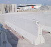 Barriere NEW JERSEY o GARD RAIL in cemento ad illuminazione solare autonoma