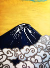 ギャラリー160　立山昌古　雪華　F0　日本画
