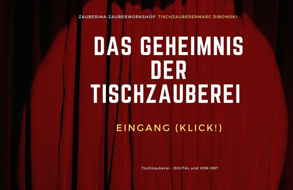 Tischzauberei. Tischzauberer buchen. Mentalist mieten