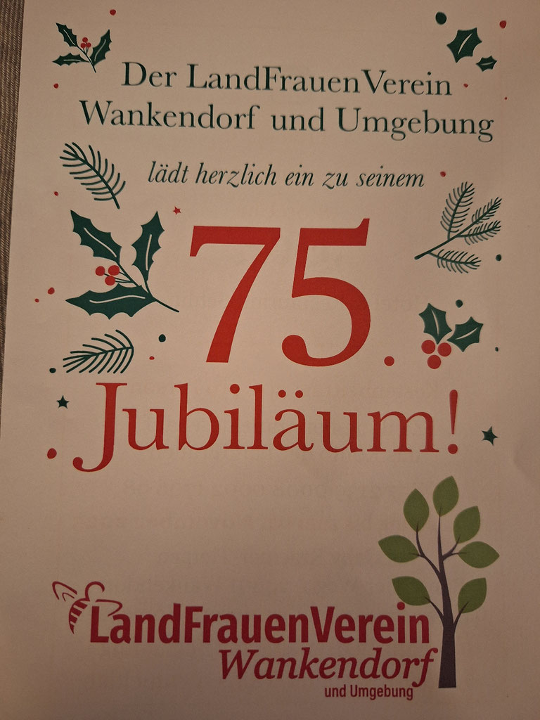 75Jahre LandFrauenVerein Wankendorf u.U.