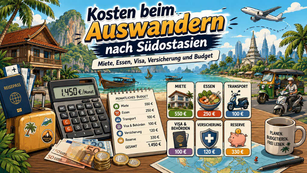 Südostasien Auswandern Kosten