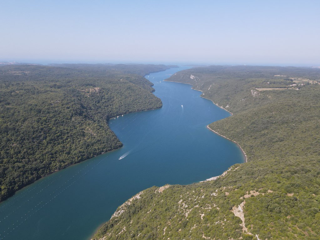 Kroatien, Istrien, Limski Kanal, Fjord, Drohne