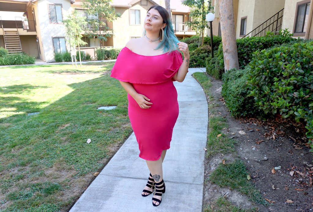BLOG MODE GRANDE TAILLE CHICWITHCURVES LOS ANGELES MARSEILLE FRANCE ROBE MOULANTE LOVESICK