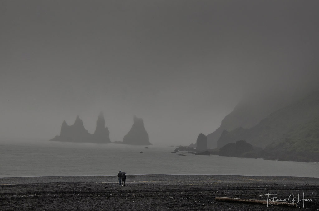 Iceland black sand beach 