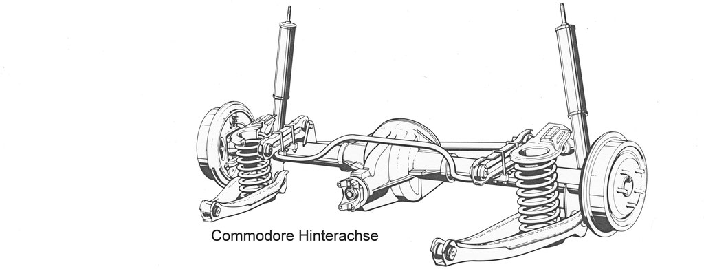 Commodore Hinterachse