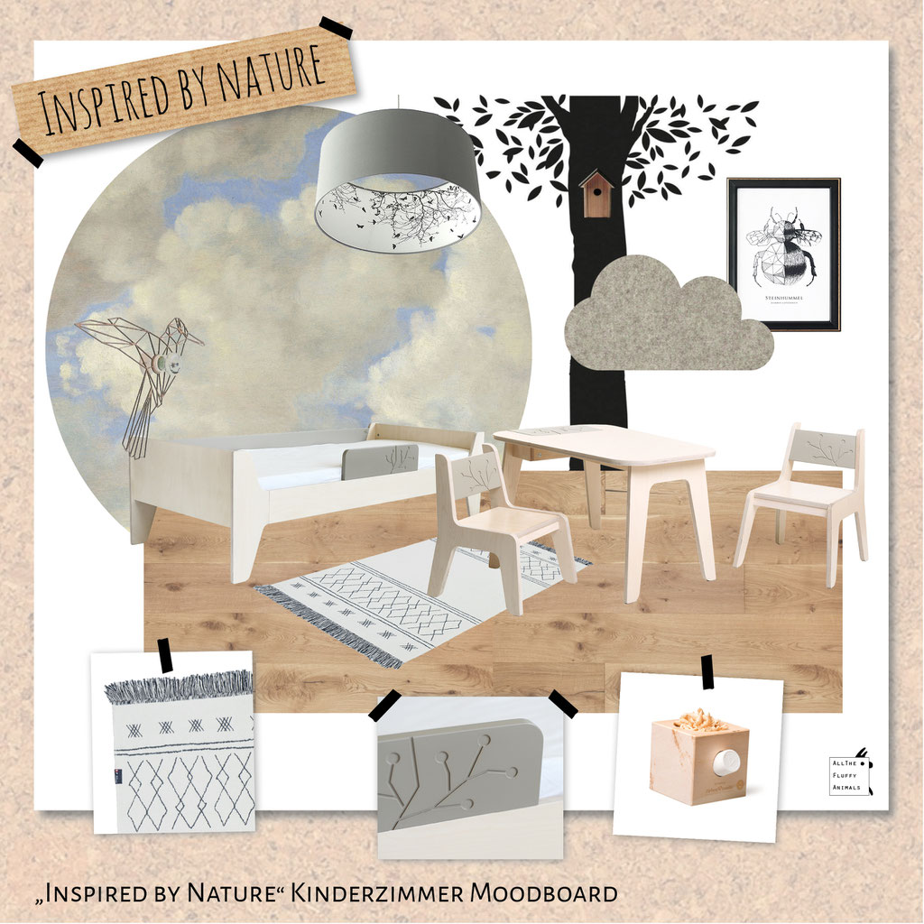 Inspired by Nature - Kinderzimmer Moodboard