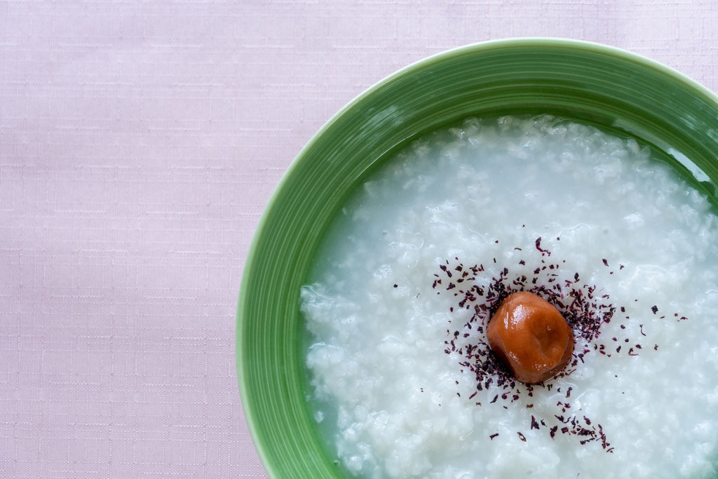 しょうが入りおかゆ