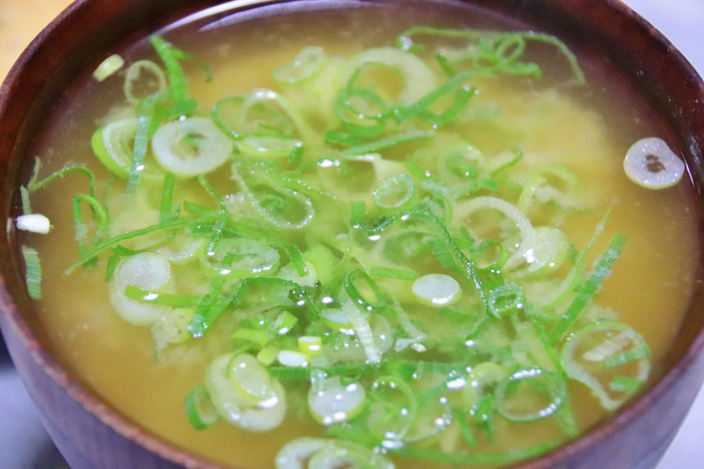 長ねぎのとろとろ味噌汁