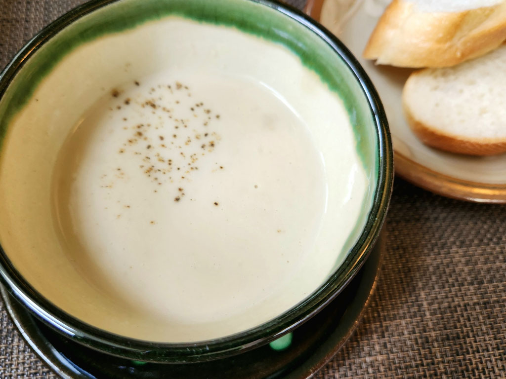 れんこんのポタージュ風スープ