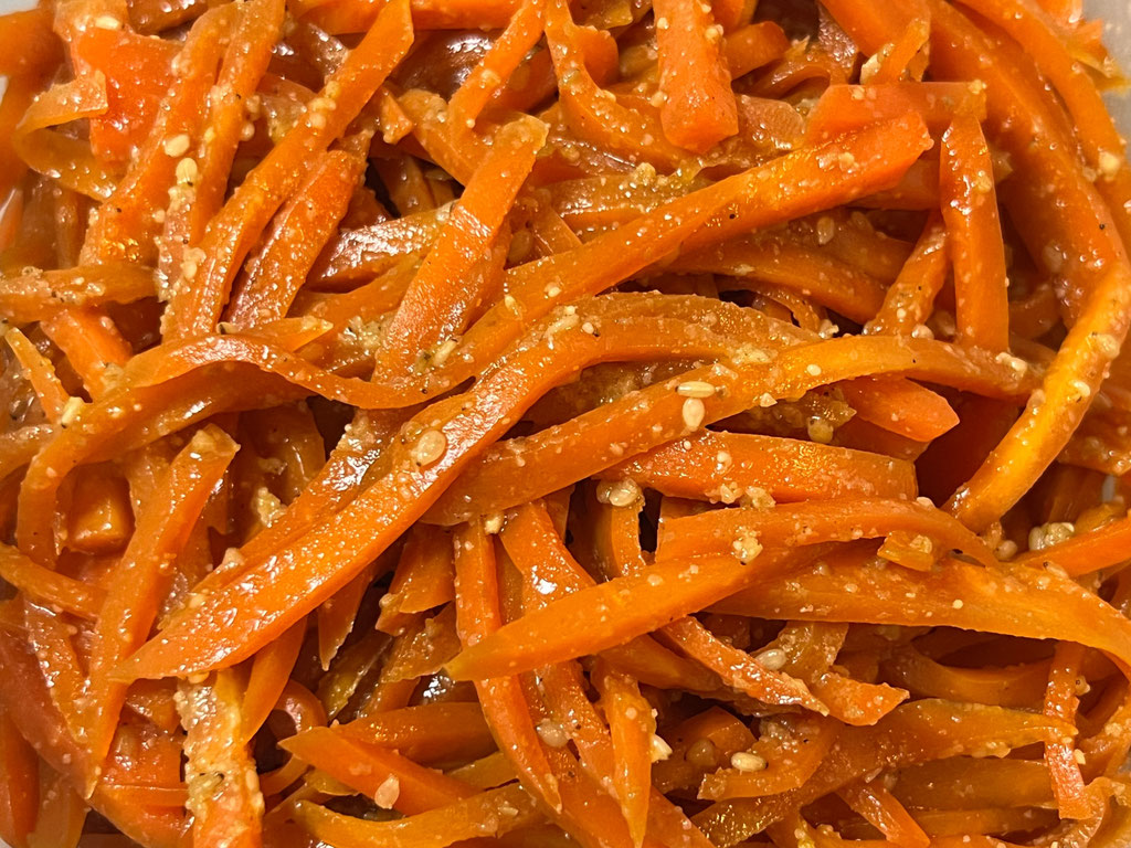 にんじんのごま味噌きんぴら