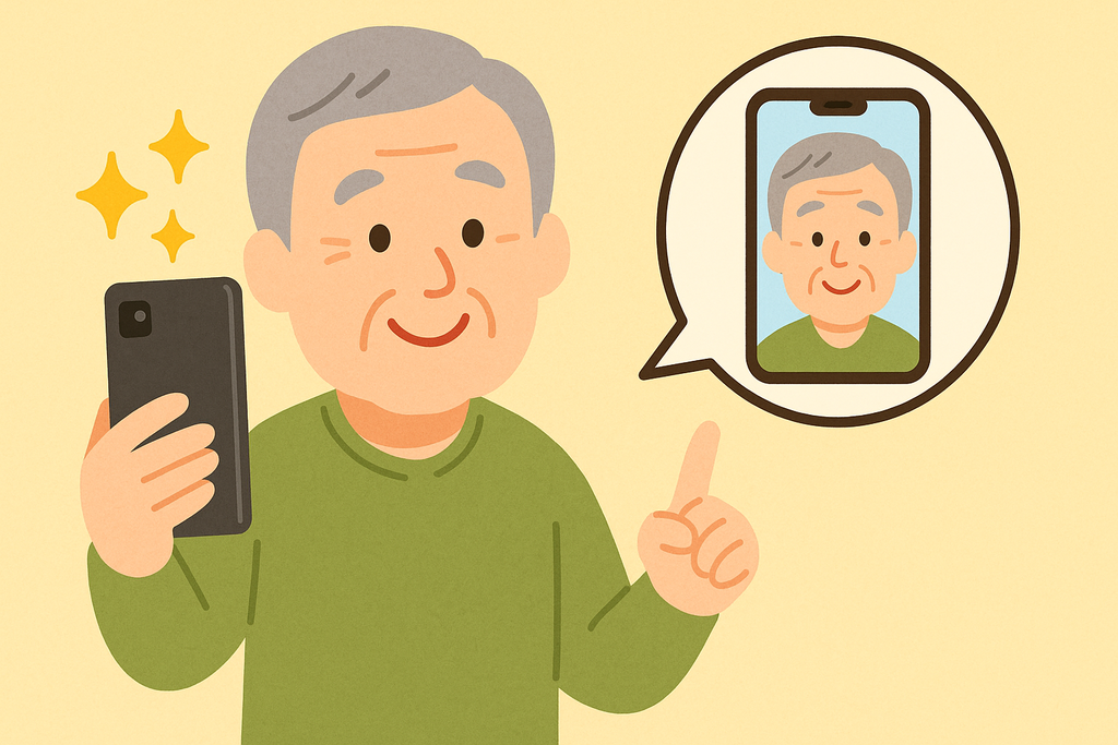 ピンぼけ防止!スマホを両手で持つコツ