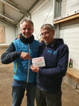 Stolze Sieger: Jürgen D. und Martin N.