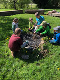 Feuer machen im Grünen Klassenzimmer