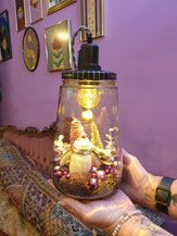 Kerst lampje maken