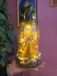Kerst lampje maken