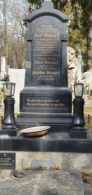 Grab von Josef Mohapel am Zentralfriedhof