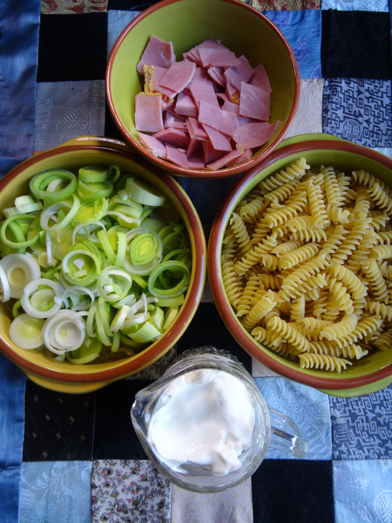 Ham & Leek Pasta The Credit Crunch Cooke