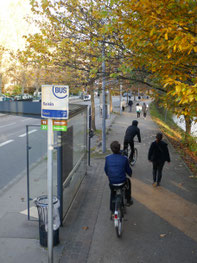 Photo prise depuis la passerelle du Raisin