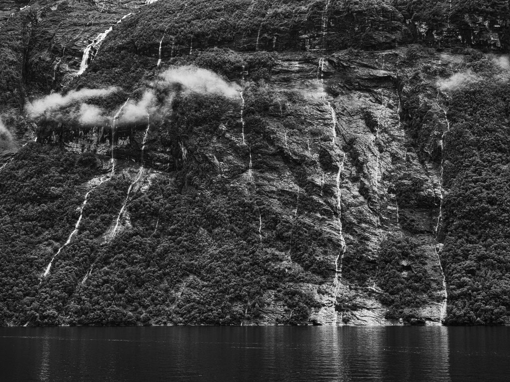 Die sieben Schwestern am Geirangerfjord