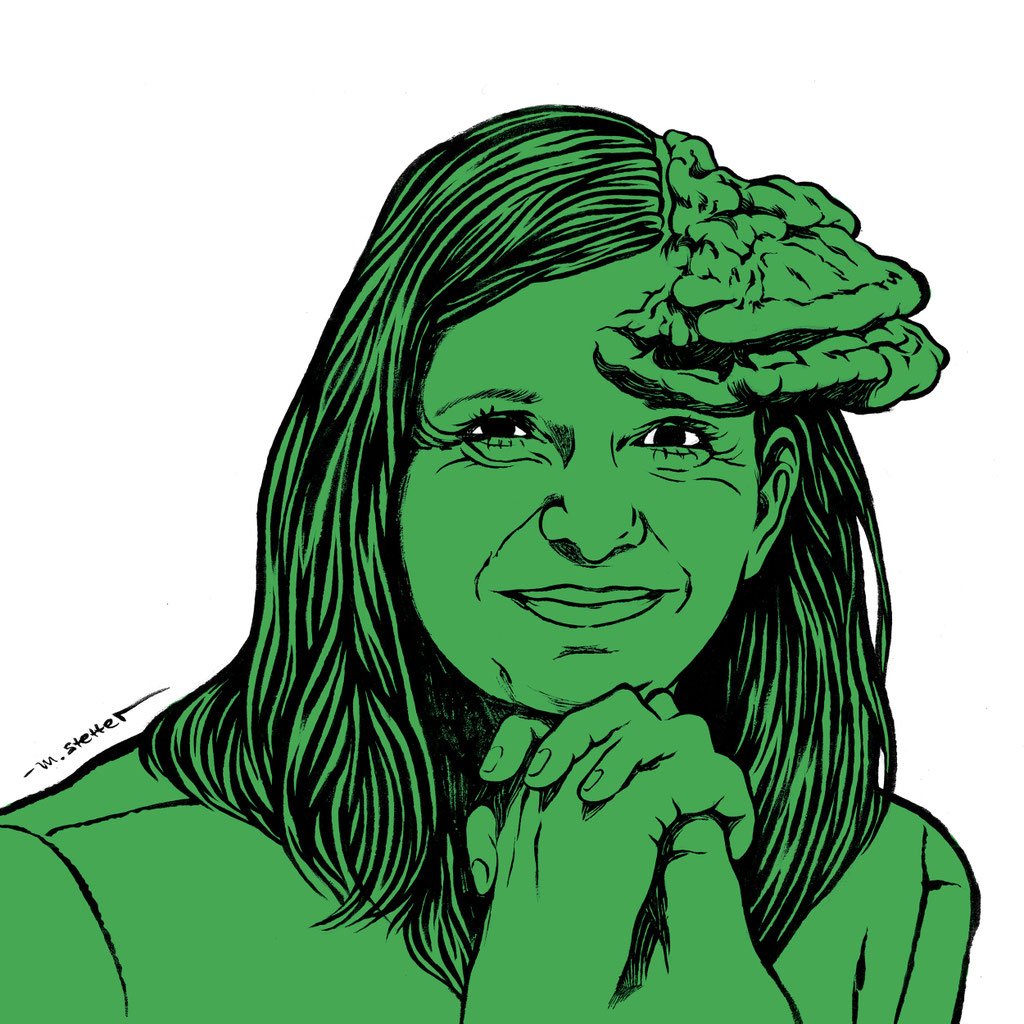 Katrin Göring-Eckardt (Aus der Reihe "Kratermenschen") © 2021 Moritz Stetter
