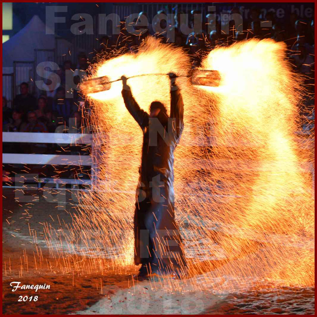 Spectacle Nocturne des "Nuits Equestres" lors de la Féria de BEZIERS 2018 - 1