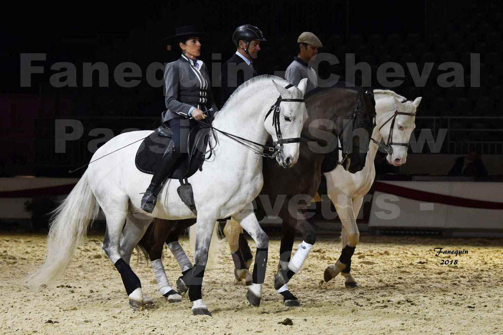 Cheval passion 2018 - Show des éleveurs - Chevaux LUSITANIEN - Écurie Max VENDRELL 