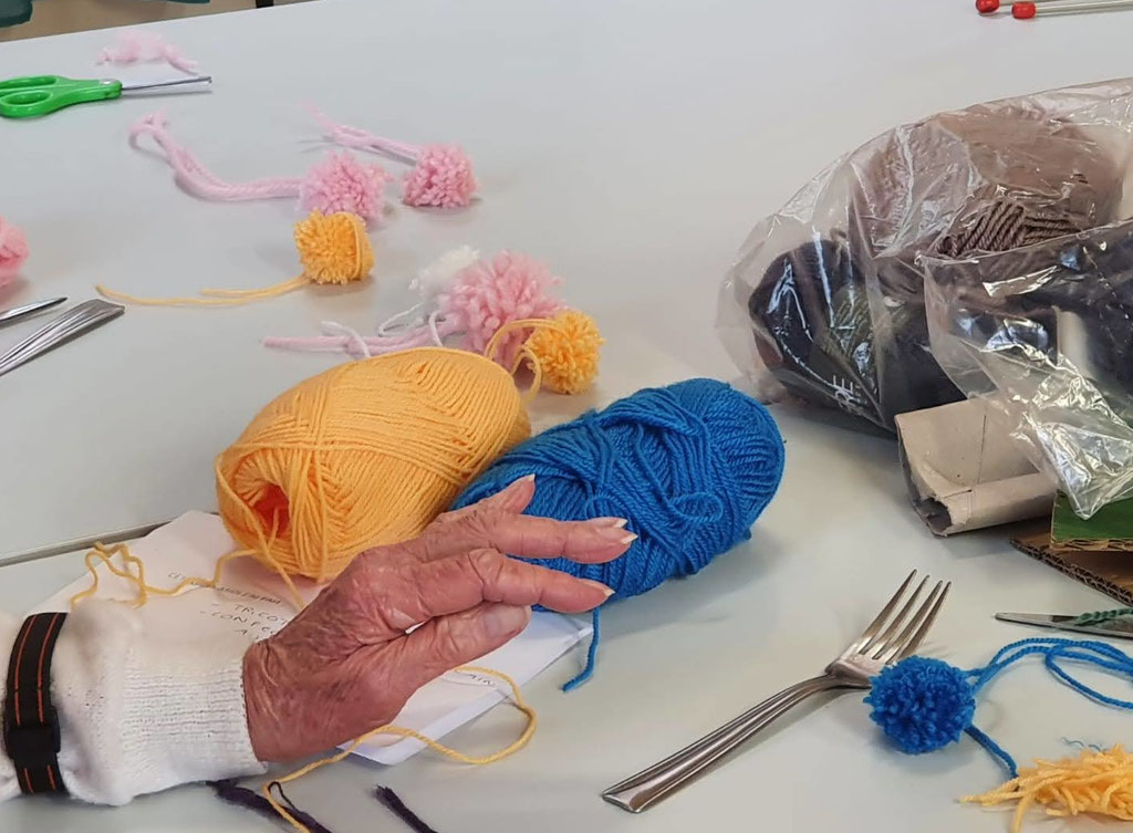Accueil de jour - pompons